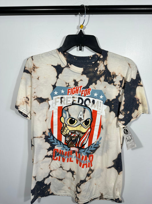 Fight for Freedom Acid Washed Tee