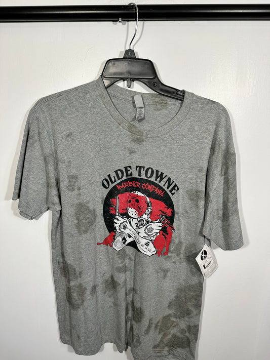 Old Towne Barber Company Acid Washed Tee