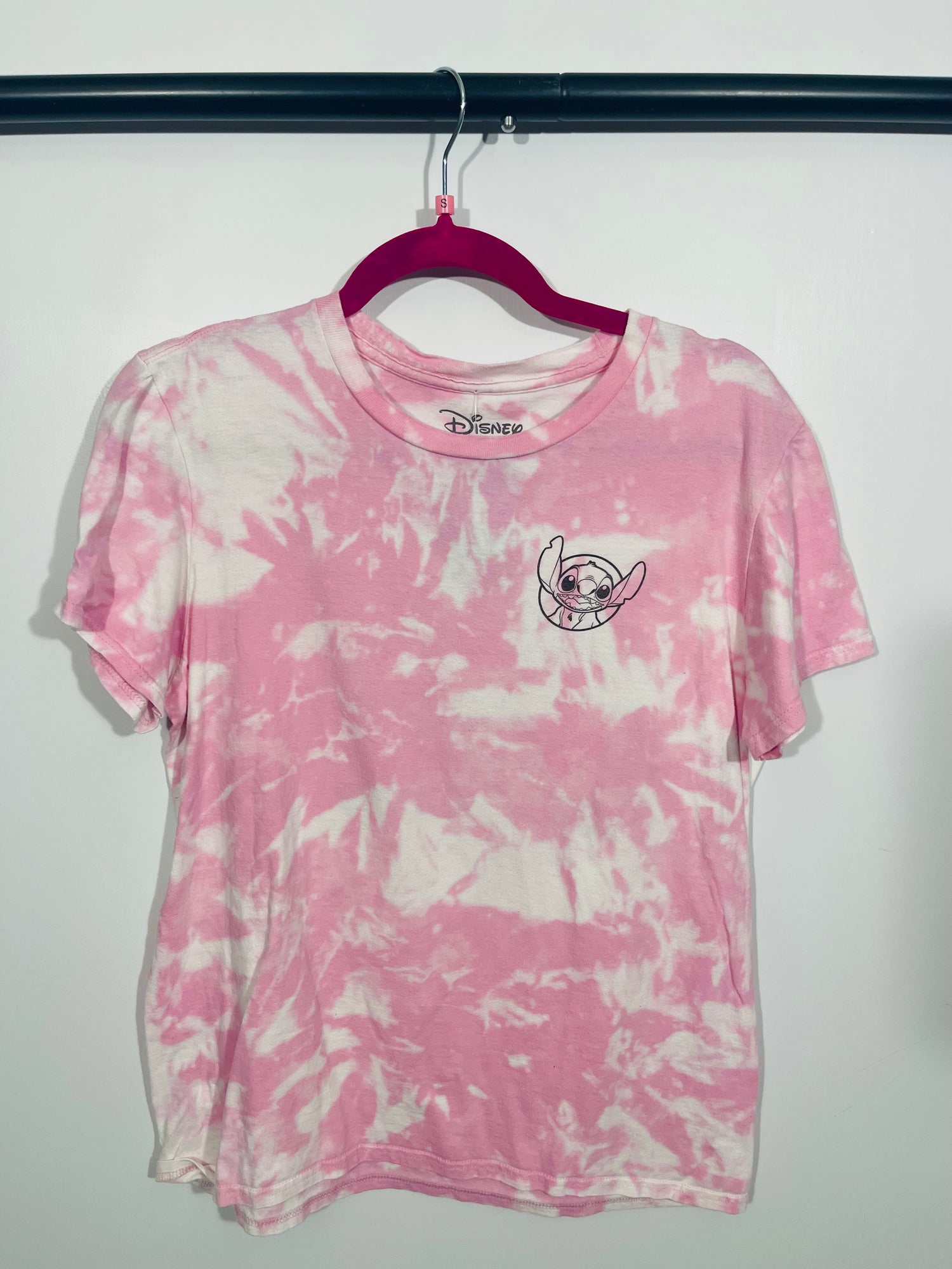 Acid Wash Pink Disney Stitch - Kicks and Kindness - Shirts & Tops -