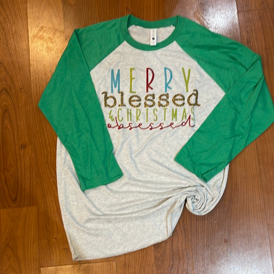 Christmas Obsessed - Kicks and Kindness - Shirts & Tops -